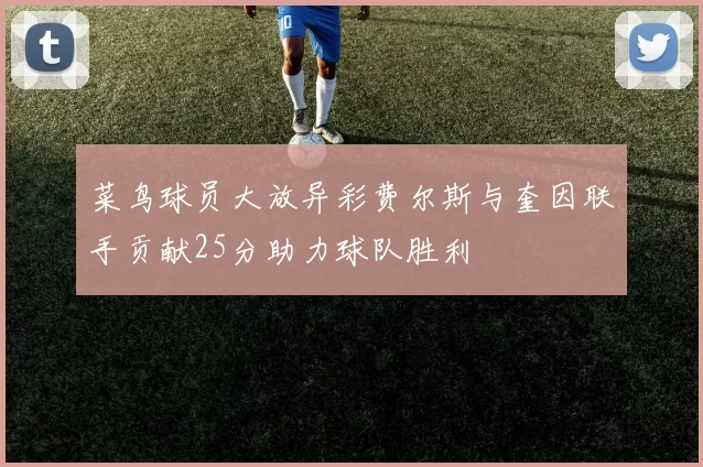 菜鸟球员大放异彩费尔斯与奎因联手贡献25分助力球队胜利